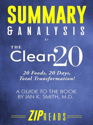 cover image of Summary & Analysis of the Clean 20